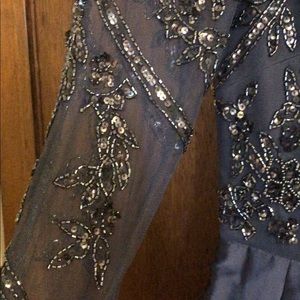 Adrianna papell lace dress with beautiful Swarovski beading